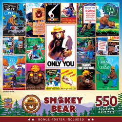 Puzzle Masterpieces:  550 Piece Smokey Bear