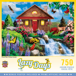Puzzle Masterpieces:  750 Piece Lazy Days - Floral Falls