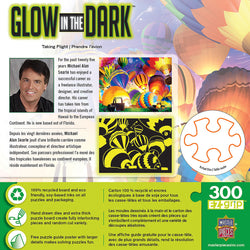 Puzzle Masterpieces:  300 piece EzGrip Glow in the Dark - Taking Flight