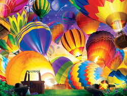 Puzzle Masterpieces:  300 piece EzGrip Glow in the Dark - Taking Flight
