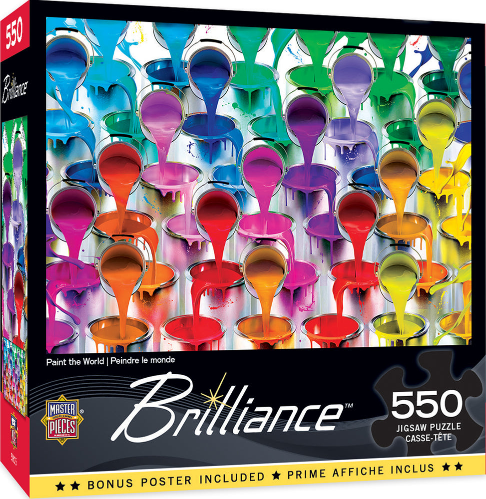 Puzzle Masterpieces:  550 Piece Brilliance - Paint the World