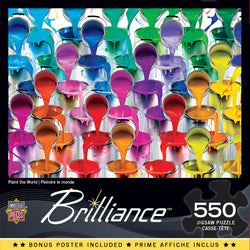 Puzzle Masterpieces:  550 Piece Brilliance - Paint the World