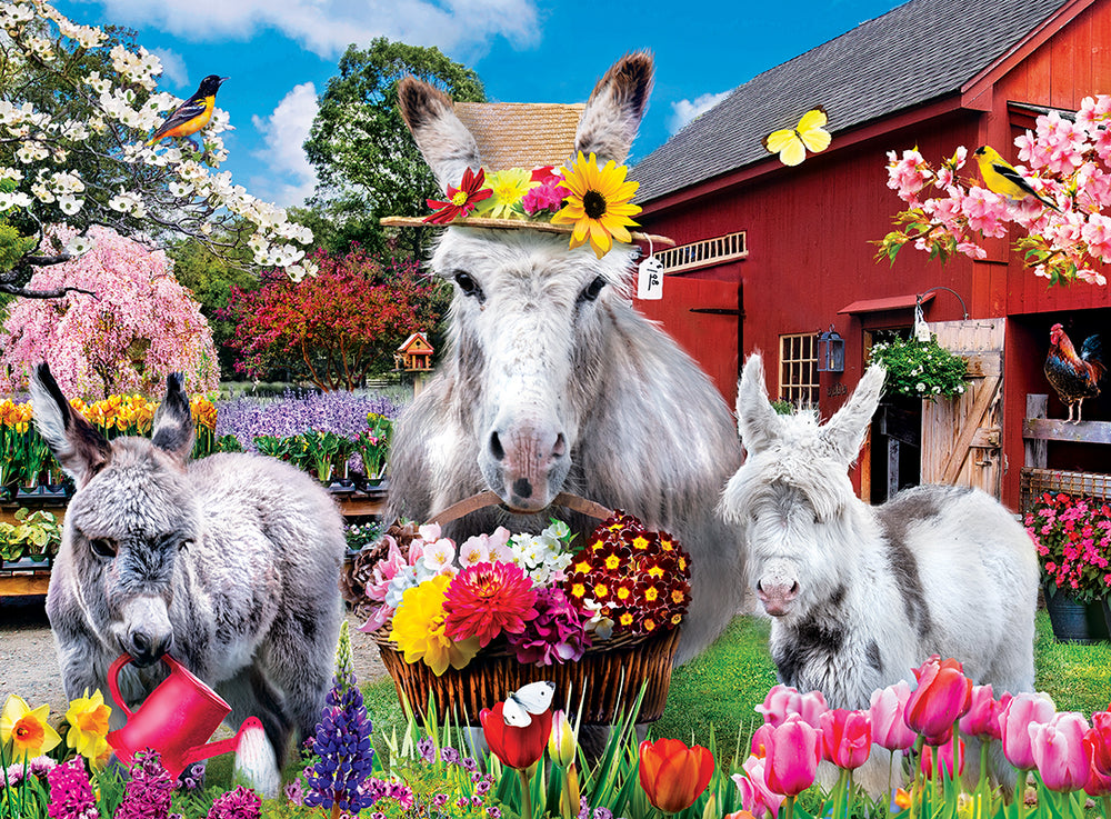 Puzzle Masterpieces:  500 Piece 4-Pack Wild & Whimsical