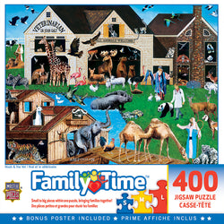 Puzzle Masterpieces:  400 piece Family Time - Noah & the Vet