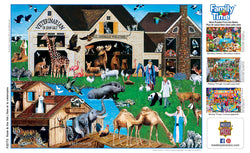 Puzzle Masterpieces:  400 piece Family Time - Noah & the Vet