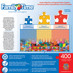 Puzzle Masterpieces:  400 piece Family Time - Winning Throws