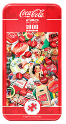 Puzzle Masterpieces: 1000 Piece  Wolds Smallest Puzzle in a Tin Coca-Cola
