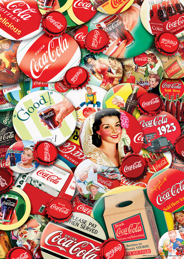Puzzle Masterpieces: 1000 Piece  Wolds Smallest Puzzle in a Tin Coca-Cola