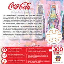 Puzzle Masterpieces:  300 piece EzGrip Coca-Cola – Bottles