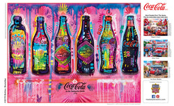 Puzzle Masterpieces:  300 piece EzGrip Coca-Cola – Bottles