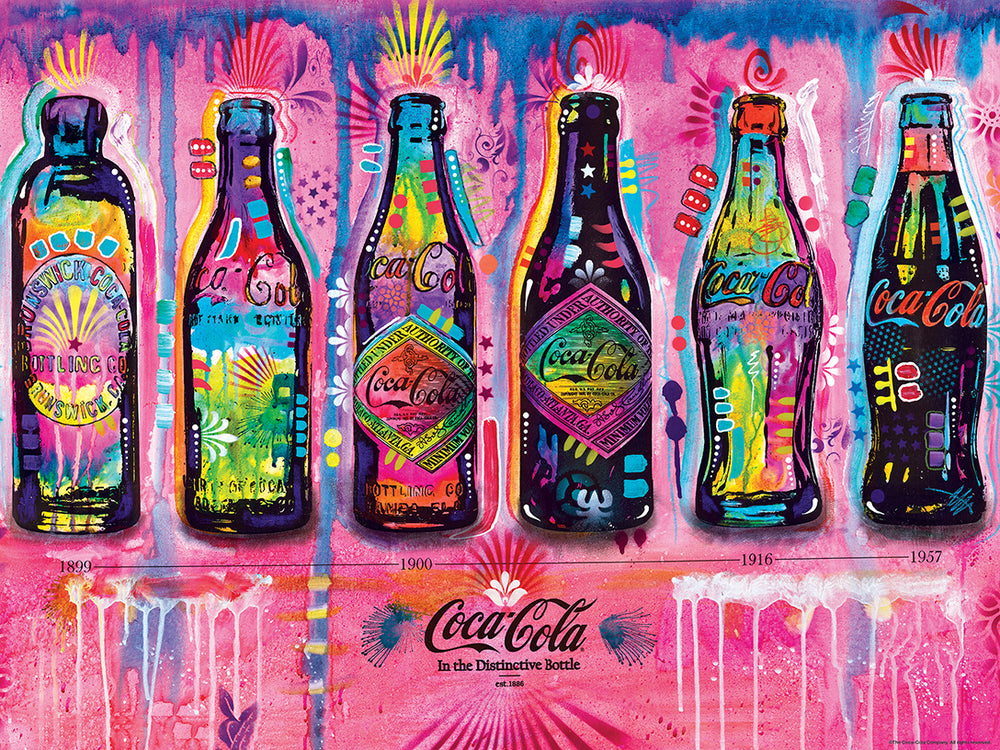 Puzzle Masterpieces:  300 piece EzGrip Coca-Cola – Bottles