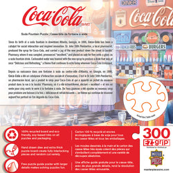 Puzzle Masterpieces:  300 piece EzGrip Coca-Cola - Soda Fountain