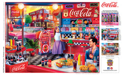 Puzzle Masterpieces:  300 piece EzGrip Coca-Cola - Soda Fountain