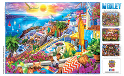 Puzzle Masterpieces:  300 piece EzGrip Medley - Santorini Sails