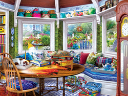 Puzzle Masterpieces:  550 Piece Home Sweet Home - Puzzler's Retreat