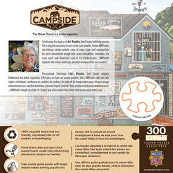 Puzzle Masterpieces:  300 piece EzGrip Campside - The Silver Trout