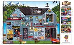 Puzzle Masterpieces:  300 piece EzGrip Campside - The Silver Trout