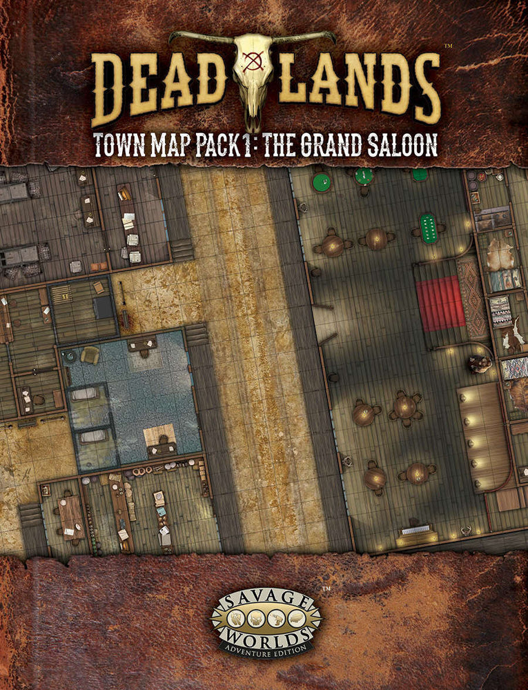 Deadlands The Weird West: Map Pack 1: Grand Saloon