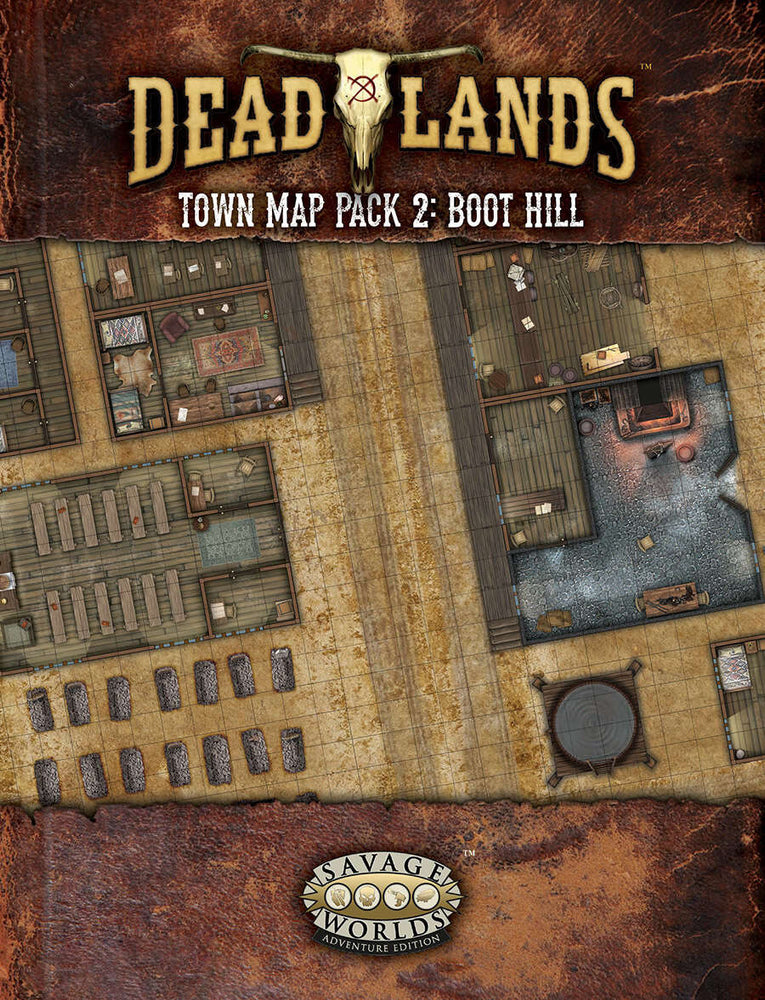 Deadlands The Weird West: Map Pack 2: Boot Hill