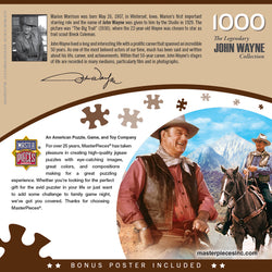 Puzzle Masterpieces: 1000 Piece John Wayne - On the Trail