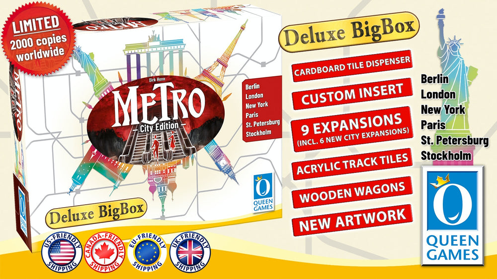 Metro: Deluxe: Big Box + Acrylic Tiles