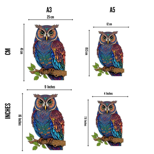 Puzzle Craft-Hub: Wisdom Owl
