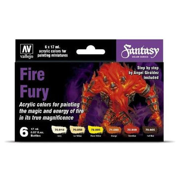 Paint Vallejo Fantasy Color Series: Fire Fury (6)