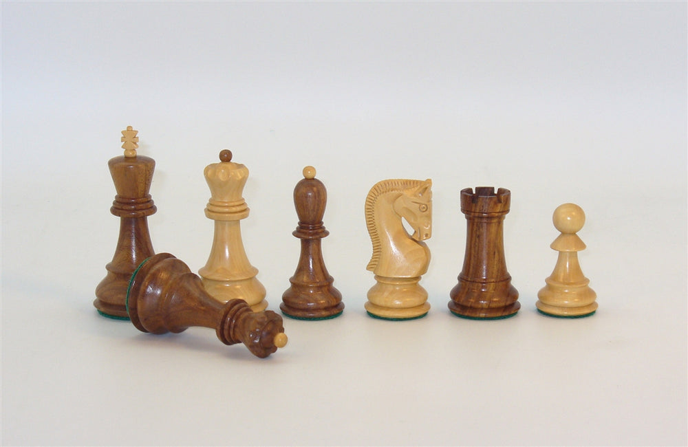 Chess Pieces 3.75in Sheesham Opposite Top Double Queen