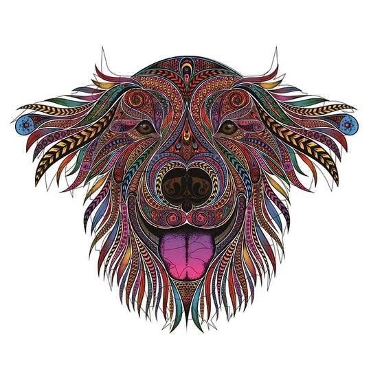 Puzzle Craft-Hub: Smiling dog