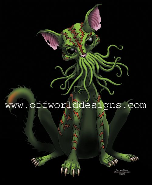 T-Shirt Offworld: Cthulhu Cat
