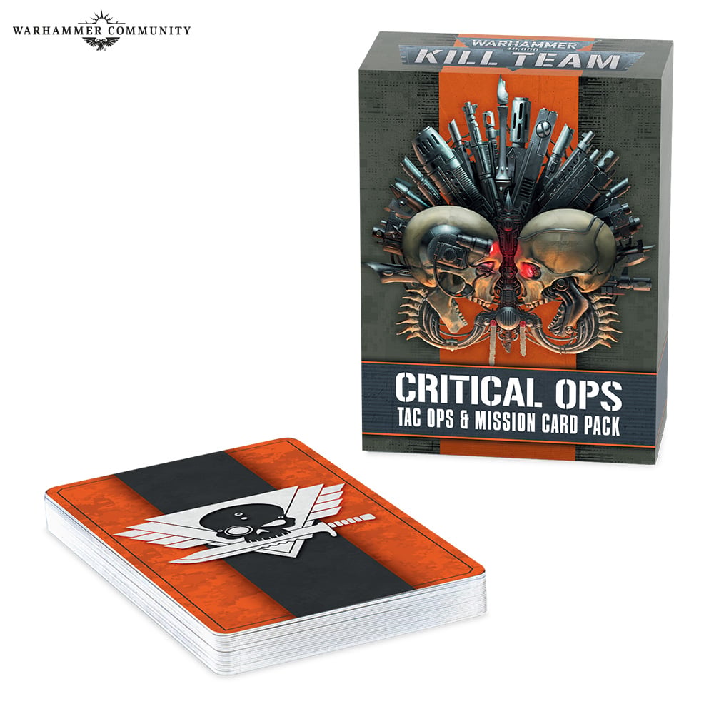 Warhammer 40K Kill Team: Cards - Critical Ops - Tac Ops/Mission