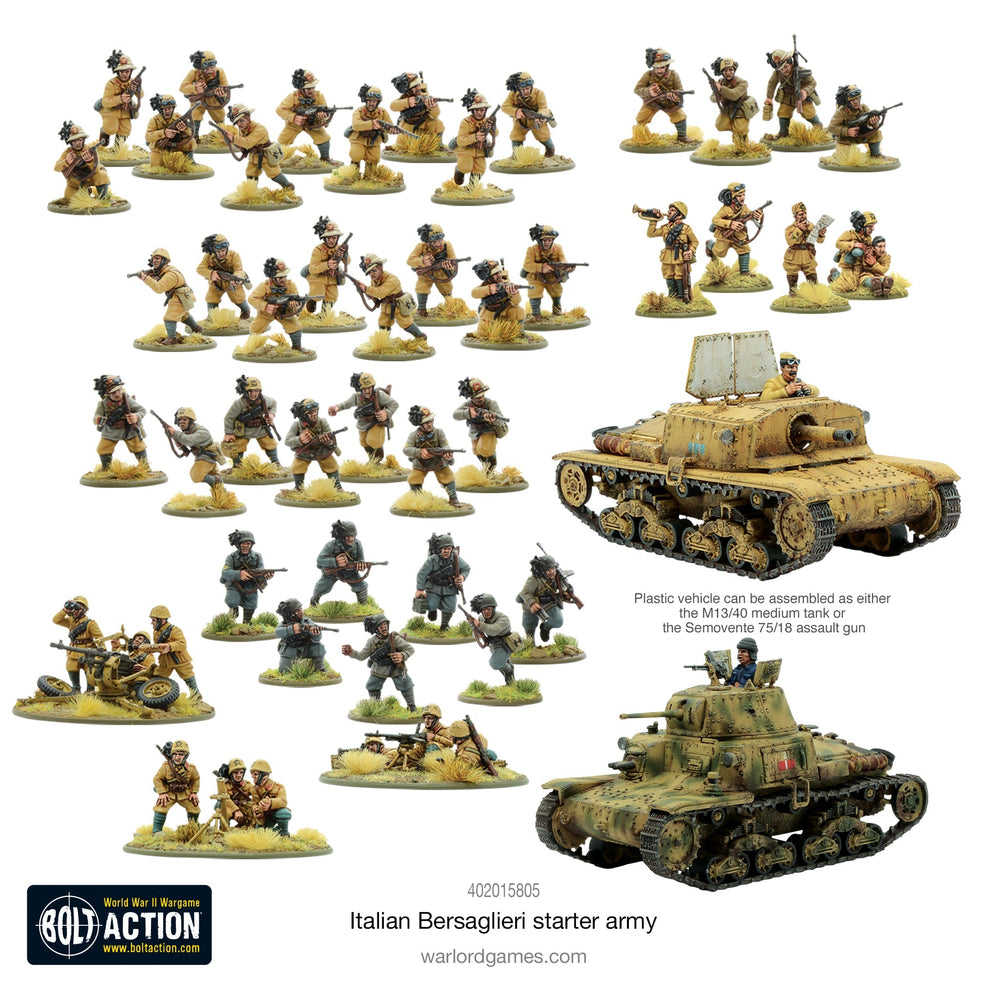 Bolt Action Italian: Starter Army - Bersaglieri