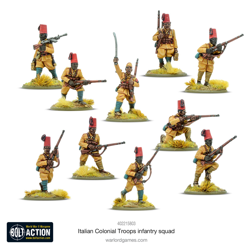 Bolt Action Italian: Colonial Troops Infantry Squad