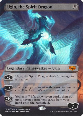 ugin mtg card Ugin, the Spirit Dragon from Fate Reforged (FRF) Hologram MTG Proxy