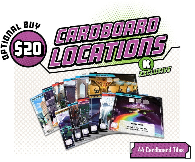 Marvel United: Accessories - Cardboard Locations
