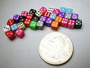 Dice 05mm Opaque 30/tube