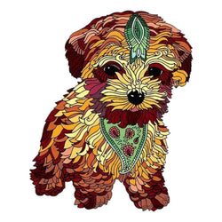 Puzzle Craft-Hub: Brown puppy