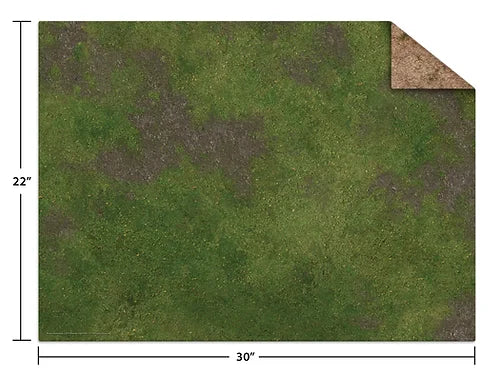 Gamemat Monster: 22" x 30" Broken Grassland/Desert Scrubland