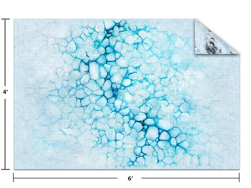 Gamemat Monster: 6' x 4' Ice/Tundra Adventure Mat
