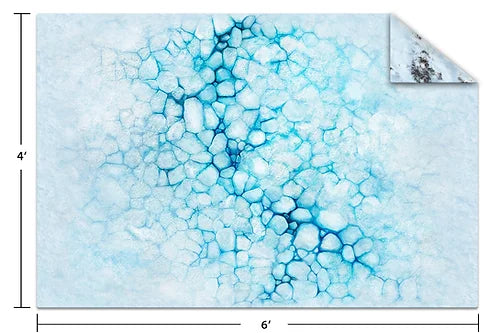 Gamemat Monster: 6' x 4' Ice/Tundra