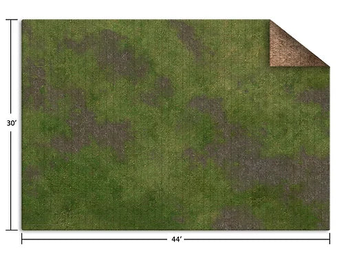 Gamemat Monster: 44" x 30" Broken Grassland/Desert Scrubland Adventure Mat