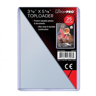 Toploader Ultra Pro: 3.5" x 5.125" (Single)