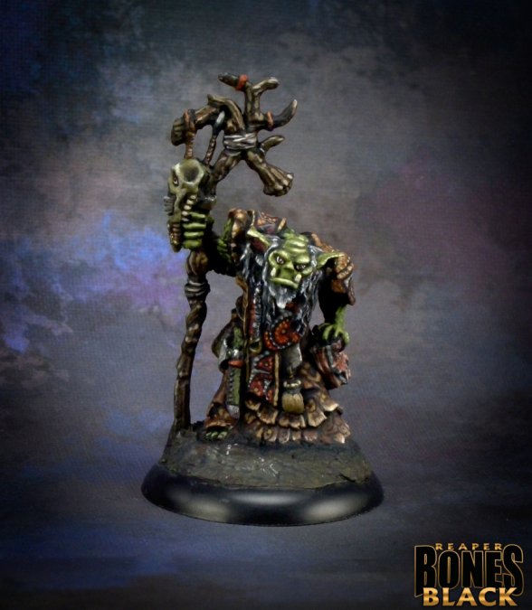 Mini Reaper Black: Orc Shaman Surkar