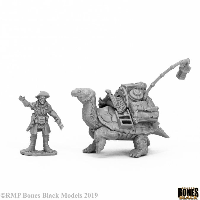 Mini Reaper Bones Black: Dreadmere Tortoise & Drayman