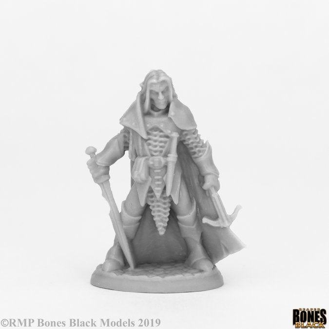 Mini Reaper Bones Black: Dark Elf Male Warrior