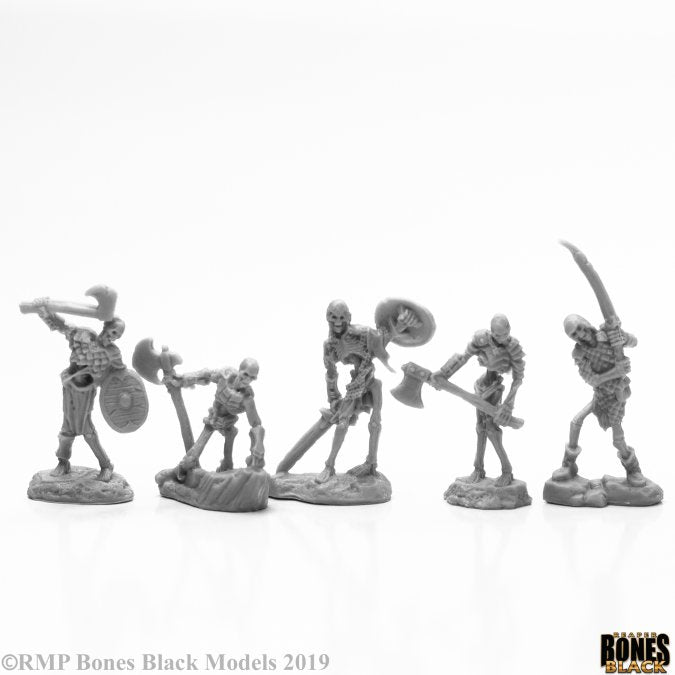 Mini Reaper Bones Black: Bog Skeletons (5)