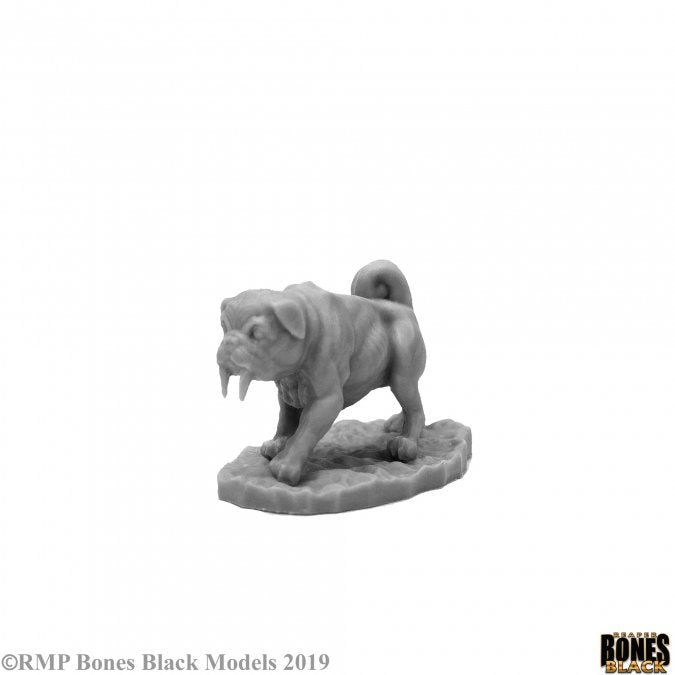 Mini Reaper Bones Black: Sabertooth Pug