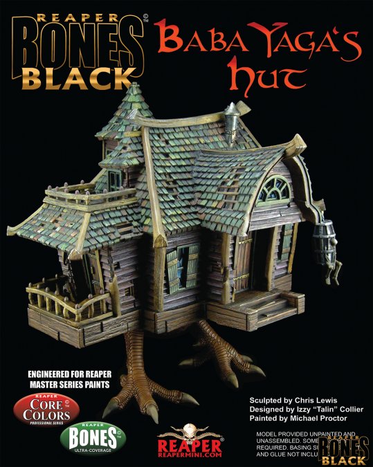 Mini Reaper Bones Black: Baba Yaga's Hut
