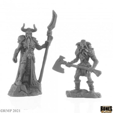 Mini Reaper Bones Black: Rune Wight Thane and Jarl (2)