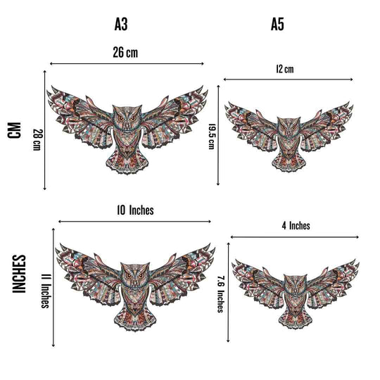 Puzzle Craft-Hub: Flying Owl